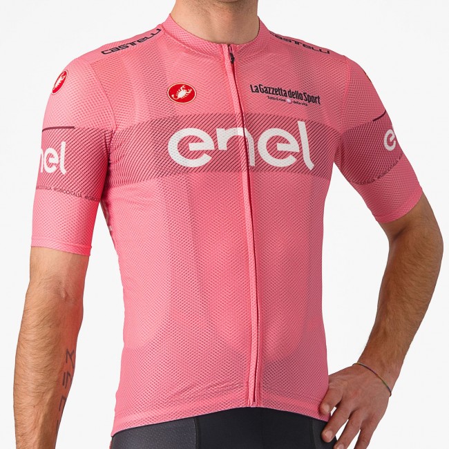 Heren Fietskleding Roze Trui Giro d'Italia 2024 Classificatie