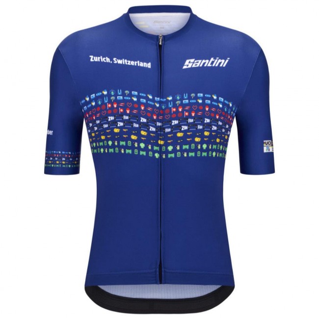 Heren Santini Zürich 2024 UCI Masters Wereldkampioenstrui - Blauw
