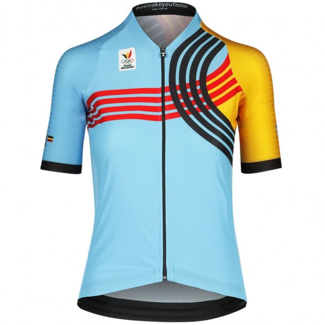 Dames Fietskleding, Belgisch Elftal dames bibshort - Parijs 2024