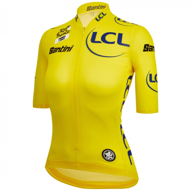 Dames Fietskleding Gele dames Tour de France 2024