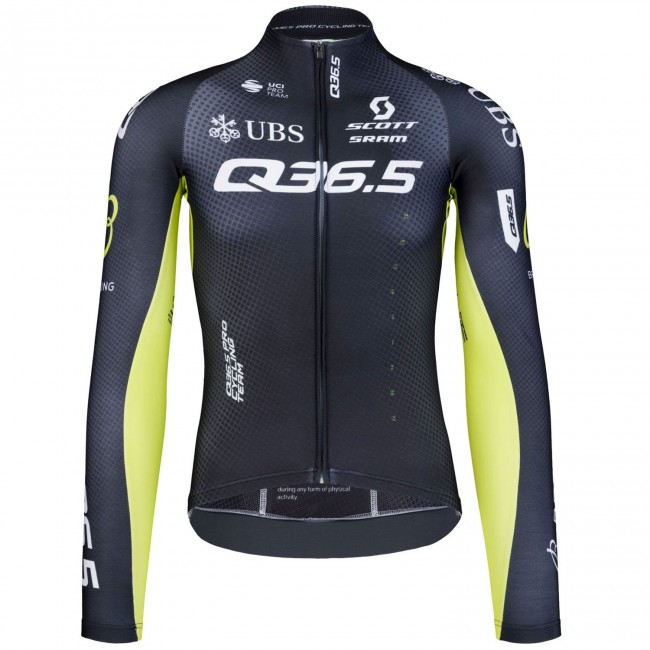 Heren Fietskleding Q36.5 Pro Cycling Team 2024 shirt met lange mouwen