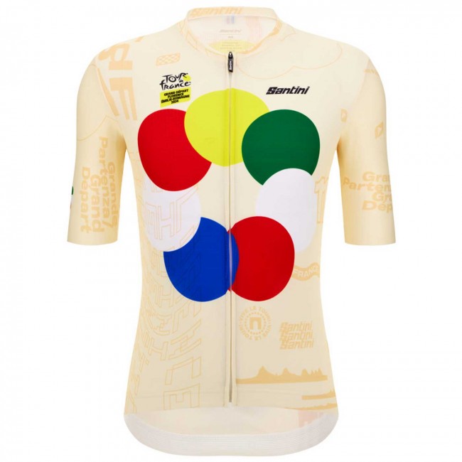 Heren Fietskleding Santini Tour de France 2024 trui - Grand Départ
