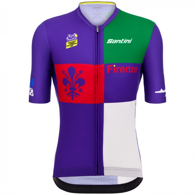 Heren Fietskleding Santini Tour de France 2024 trui - Florence
