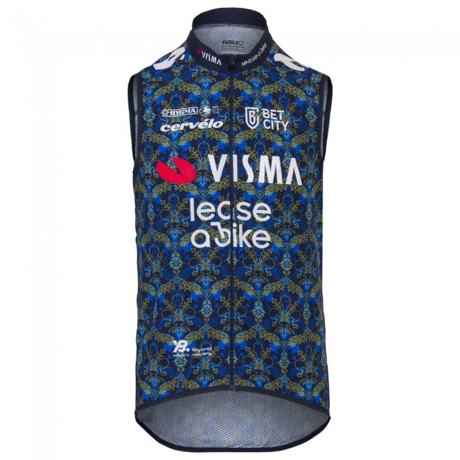 Heren Fietskleding Agu Wind Team Visma Lease a Bike 2024-TDF vest