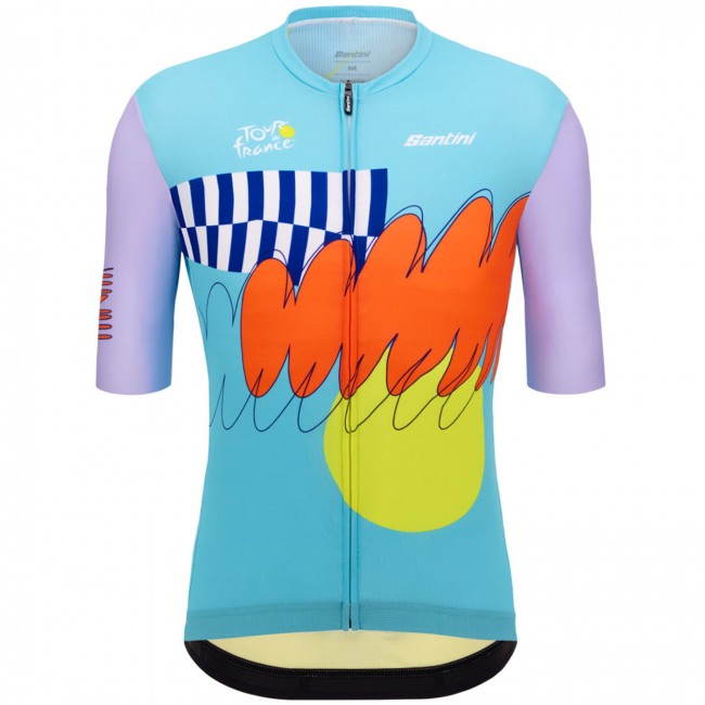 Heren Fietskleding Santini Tour de France 2024 trui - Nice