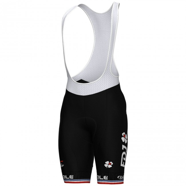 Heren Fietskleding Ale Groupama FDJ 2024 Bib Shorts - Frans Kampioen
