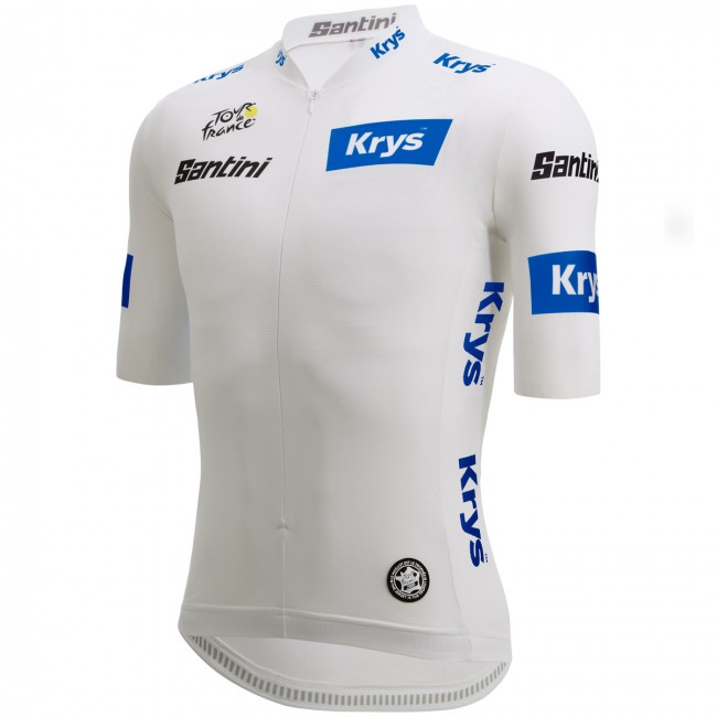 Heren Fietskleding Tour de France 2024 witte trui