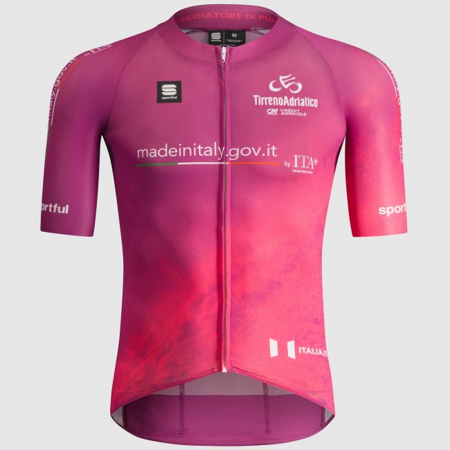 Sportful Tirreno Adriatico 2025 herenshirt - Ciclamino