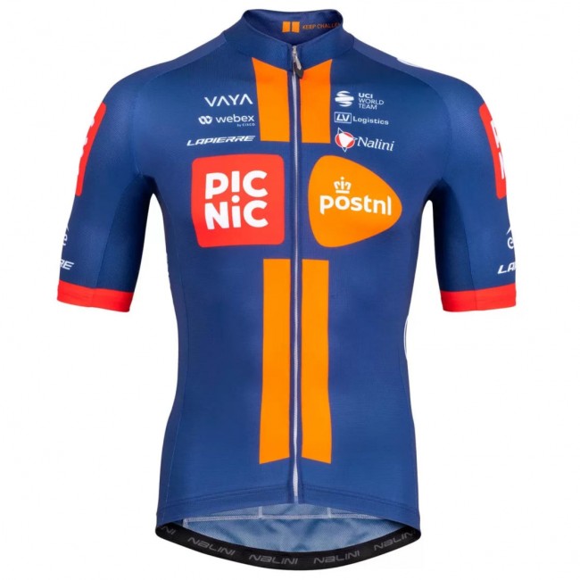 Heren Fietskleding Nalini Team Picnic-Postnl 2025 Trainingstrui