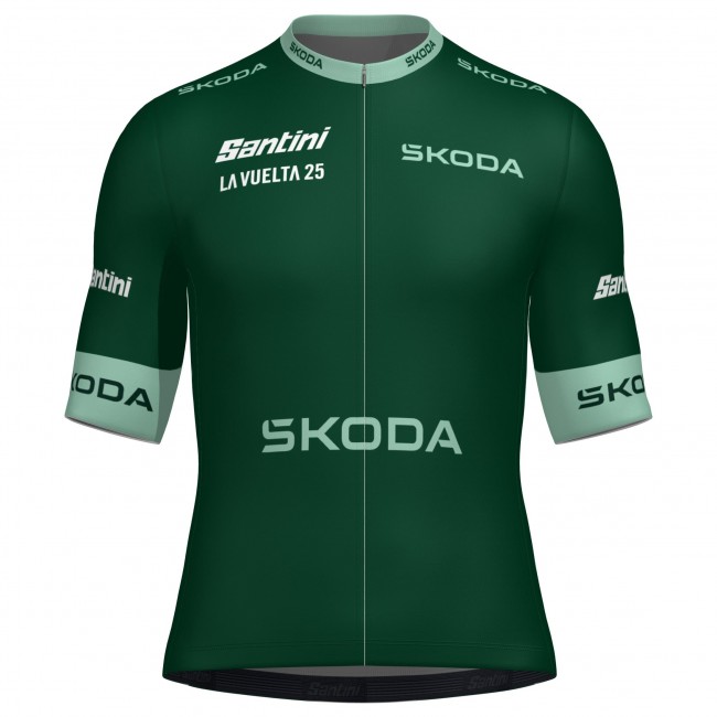 Heren Santini Vuelta Espana 2025 Groene Trui