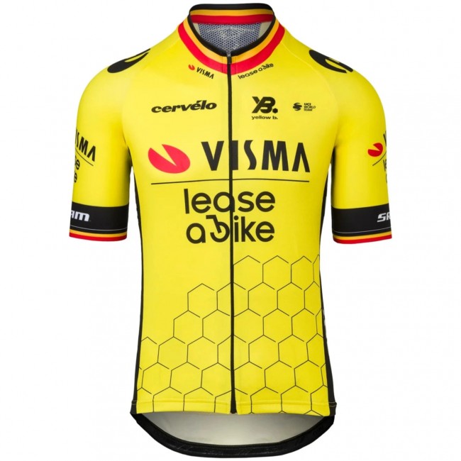 Heren Teamkleding Visma Lease a Bike 2025 Shirt - Wout Van Aert
