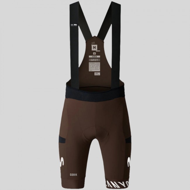 Heren Fietskleding Gobik Movistar Team Gravel Squad 2025 Grit 2.0 koersbroek