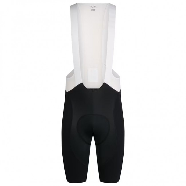Heren Rapha Pro Team 3 koersbroek - Zwart en wit