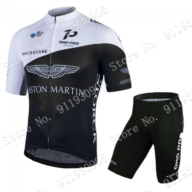 Aston Martin Pro Team 2021 Fietskleding Fietsshirt Korte Mouw+Korte Fietsbroeken Bib 2021072805
