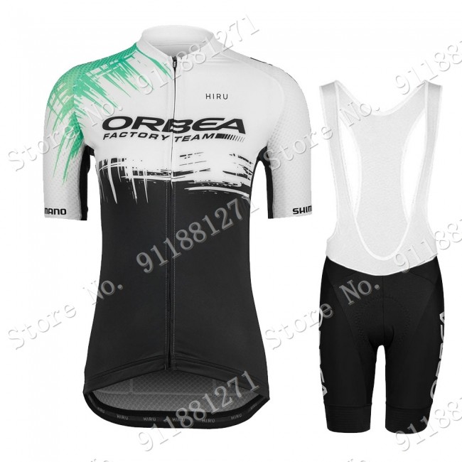 Orbea Factory Team Dames 2021 Fietskleding Fietsshirt Korte Mouw+Korte Fietsbroeken Bib 2021081521