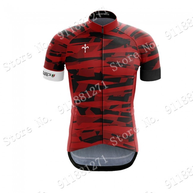 Wilier Vibes 20 2021 Wielerkleding Fietsshirt Korte Mouw rood 2021081537