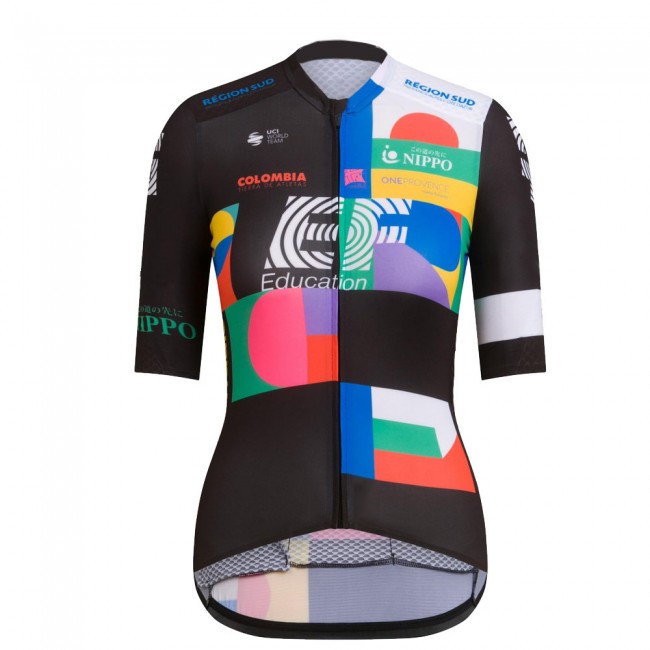 Women EF Education Frist Tour De France 2021 Team Wielerkleding Fietsshirt Korte Mouw 2021062792
