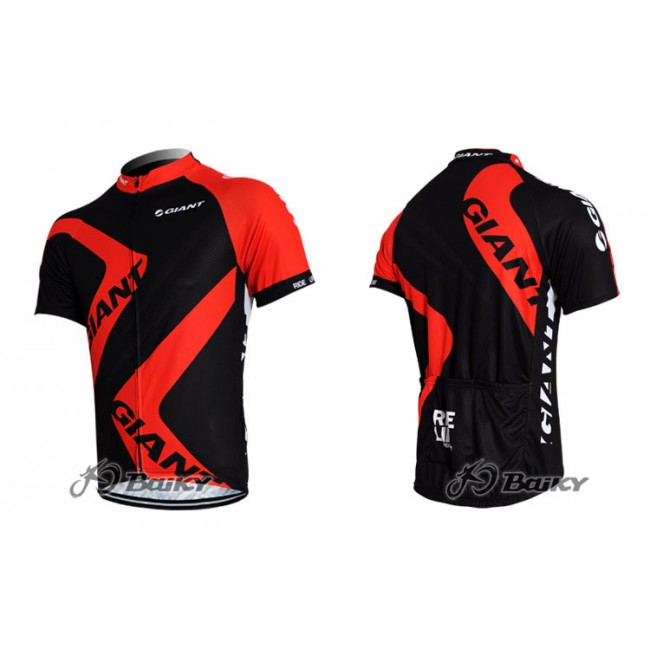 2012 Giant Ride Life Fietsshirt Korte mouw zwart rood 3854