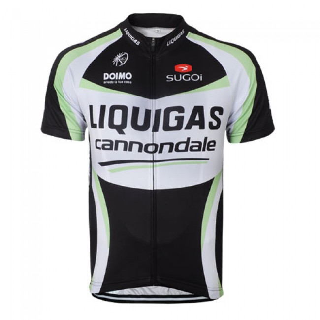 Liquigas Cannondale Pro Team Fietsshirt Korte mouw zwart 2012 660