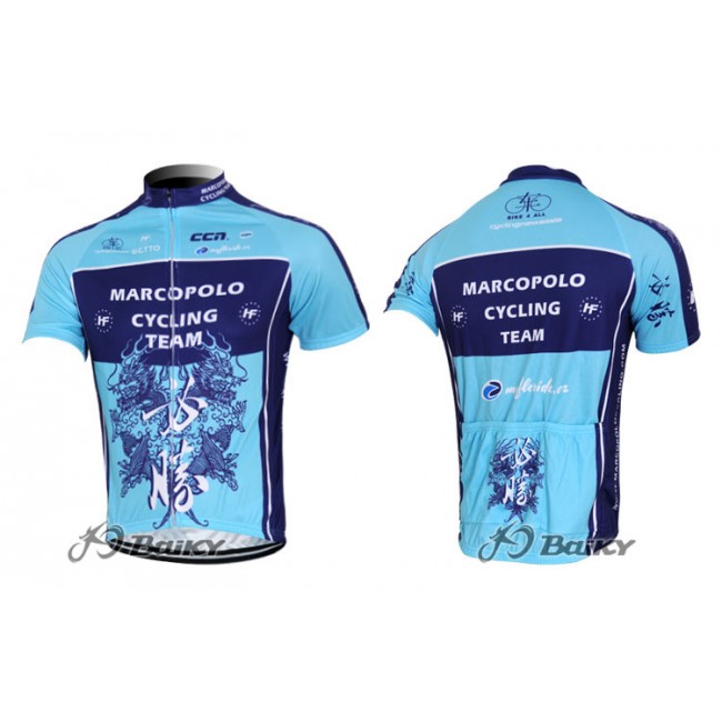 2012 Marco Polo Fietsshirt Korte mouw blauw 3850