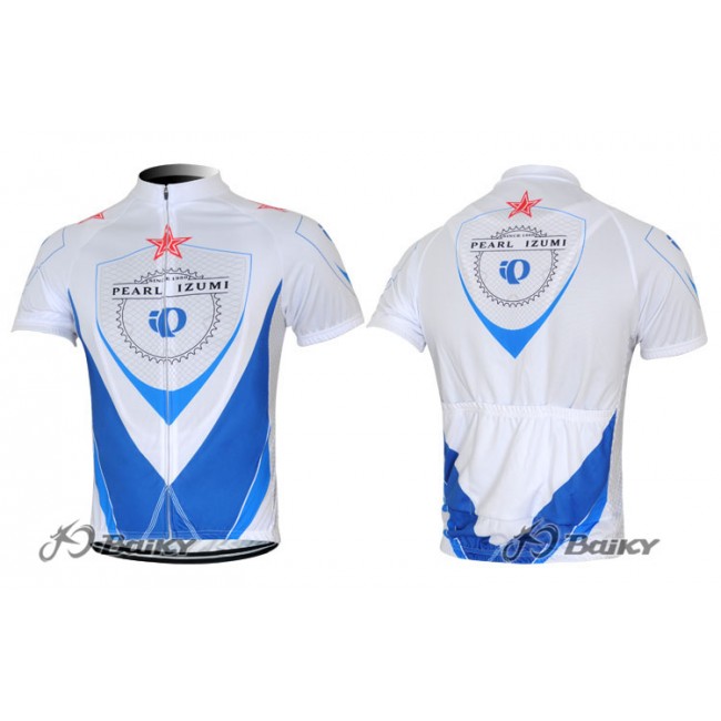 2012 Pearl Izumi Fietsshirt Korte mouw wit blauw 3866