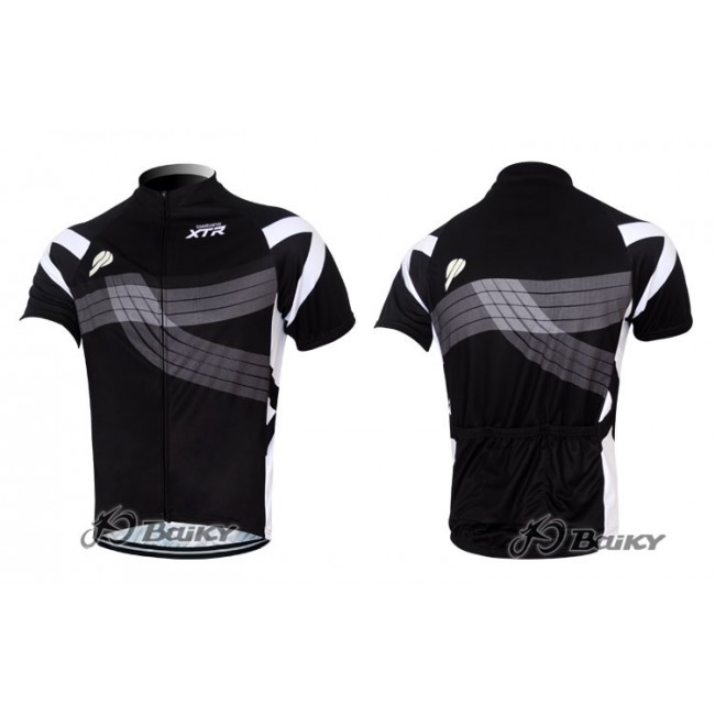 2012 Shimano XTR Fietsshirt Korte mouw zwart 3870