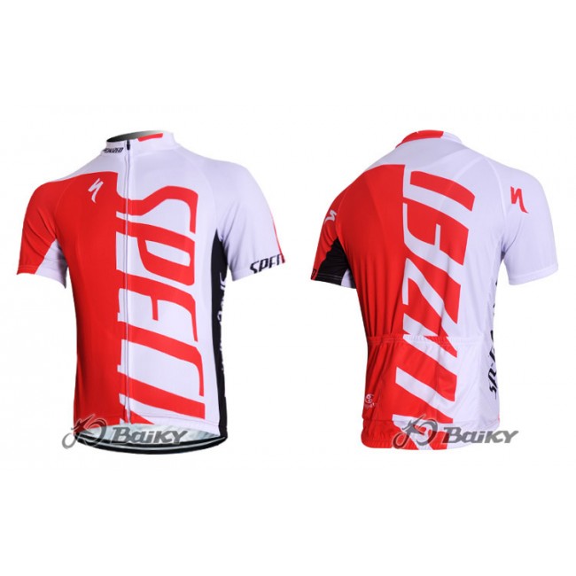 2012 Specialized Fietspakken Fietsshirt Korte+Korte fietsbroeken zeem rood wit 3859