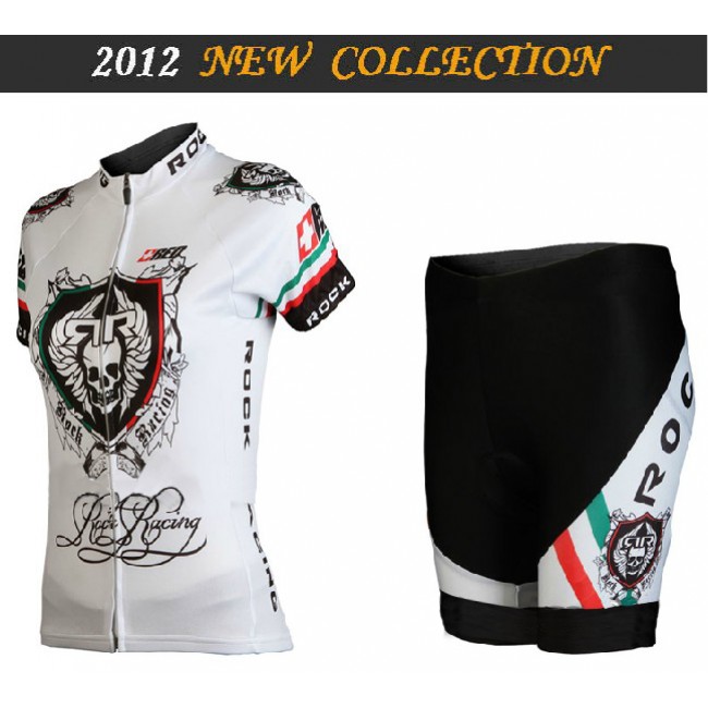 2012 Dames rock racing Fietskleding Fietsshirt Korte+Korte fietsbroeken 3638