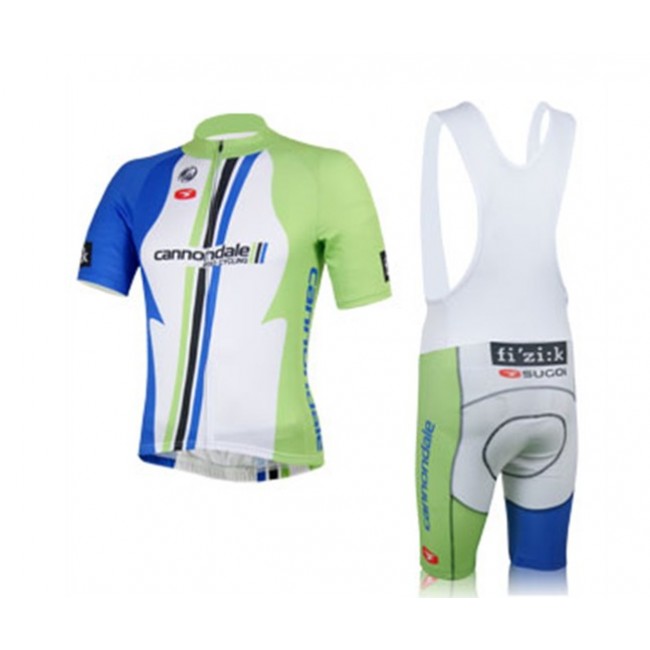 2013 Cannondale Fietspakken Fietsshirt Korte+Korte koersbroeken Bib wit 4182