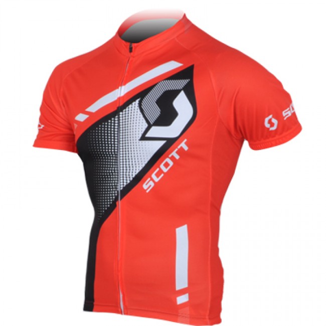 2013 Scott Racing Fietsshirt Korte mouw rood zwart 3822