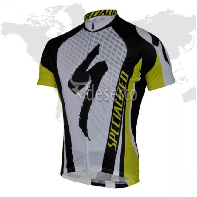 Specialized Fietsshirt Korte mouw wit zwart geel 2013 751