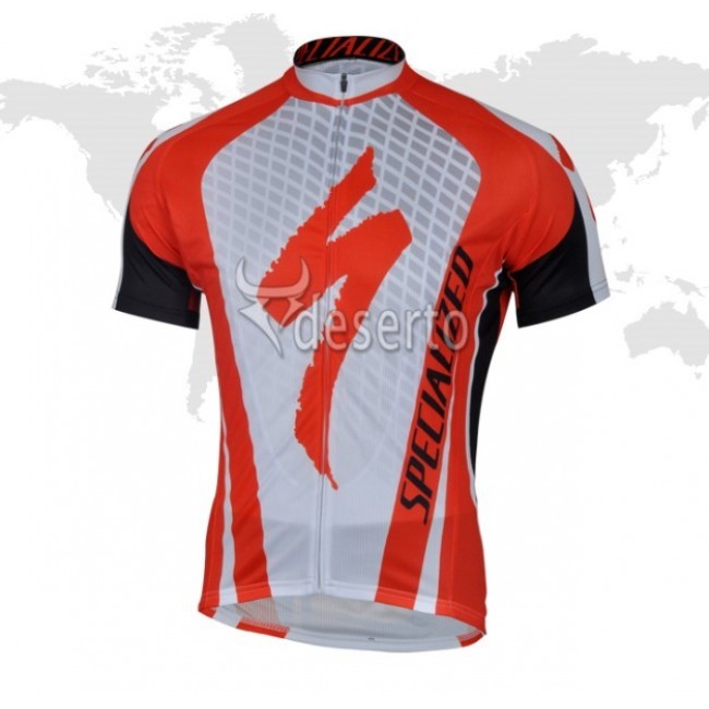 Specialized Fietsshirt Korte mouw wit rood zwart 2013 750