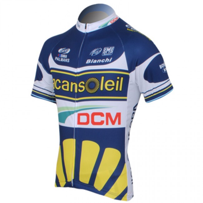 2013 Vacansoleil-DCM Pro Team Fietsshirt Korte mouw blauw 793