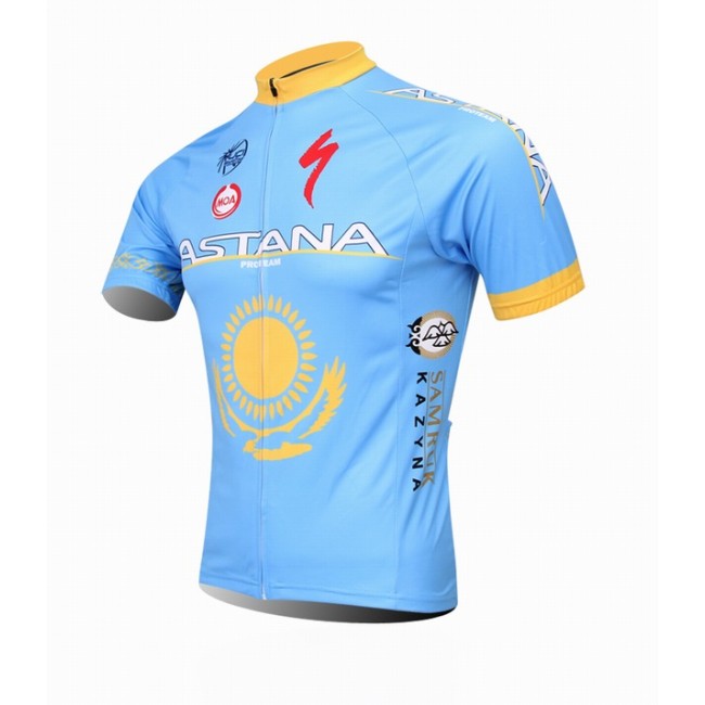 2014 Astana Team Specialized Fietsshirt Korte mouw 3778