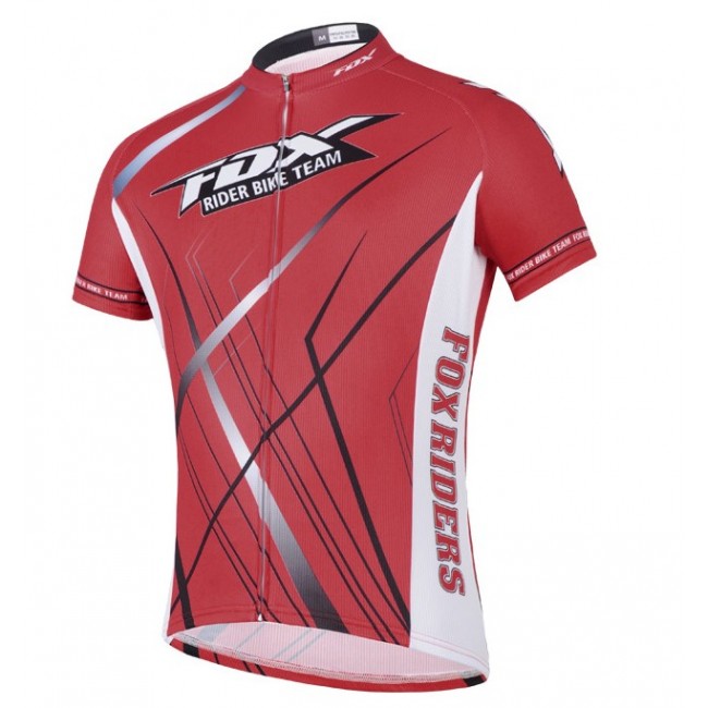 2014 Fox Bike Team Fietsshirt Korte mouw rood 3786