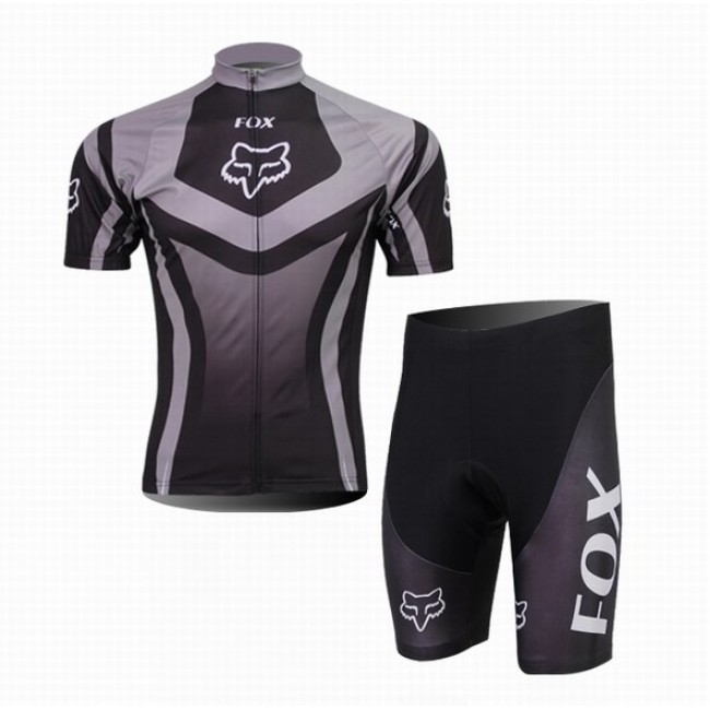 2014 Fox Racing Fietspakken Fietsshirt Korte+Korte fietsbroeken zeem zwart 3993