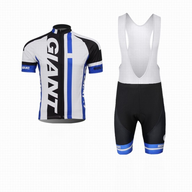 2014 Giant Fietspakken Fietsshirt Korte+Korte fietsbroeken zeem wit zwart blauw 3988