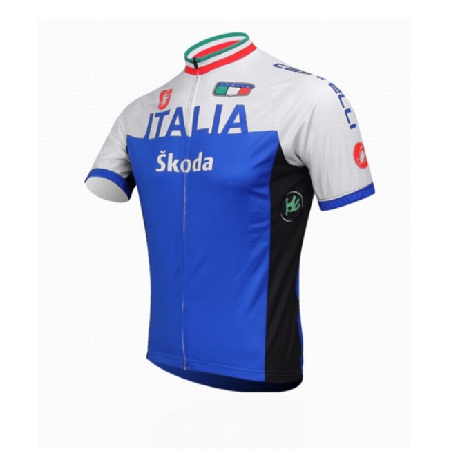 2014 Italia Skoda Castelli Fietsshirt Korte mouw 1077