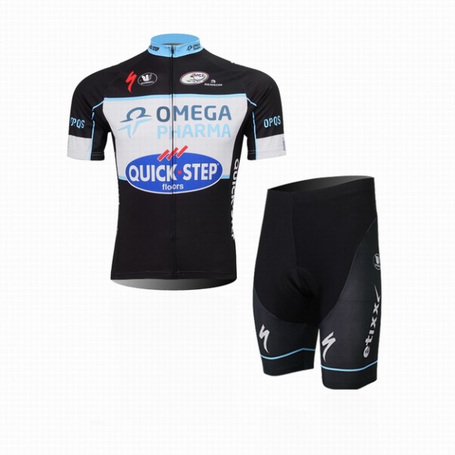 2014 Omega Pharma Quick Step Fietspakken Fietsshirt Korte+Korte fietsbroeken zeem 3998