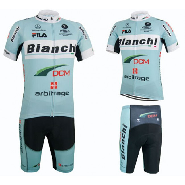 2015 Bianchi DCM Fietsshirt Korte Mouw+Korte Fietsbroeken 1523