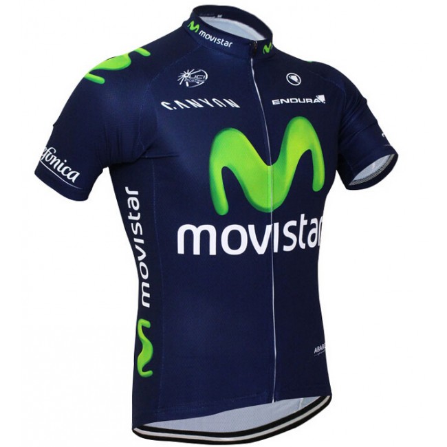 2015 Movistar Fietsshirt Korte Mouw 1877