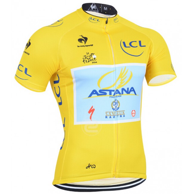 2015 Le Tour France Astana Fietsshirt Korte Mouw 820