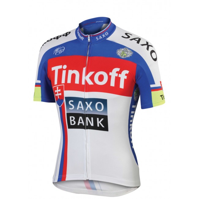 2015 Saxo bank Tionkff Fietskleding Fietsshirt Korte 1952