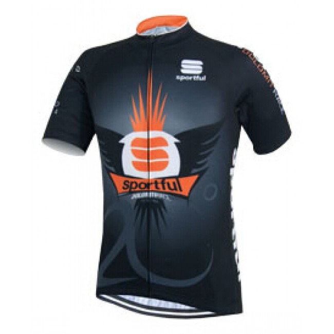 2015 Sportful orange zwart Fietsshirt Korte Mouwen 2276