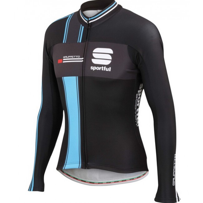 2015 Sportful Gruppetto LS Rood Fietsshirt lange mouw Noir 2279