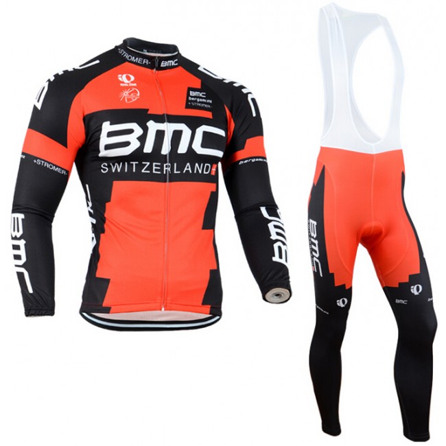 2013 BMC Fietskleding Fietsshirt lange mouw+Lange fietsbroeken Bib 803