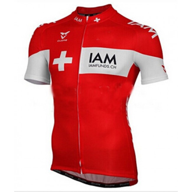 2015 IAM Fietsshirt Korte Rood 1808