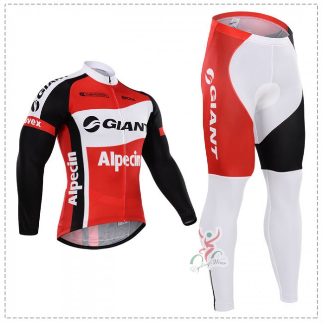 2015 Giant Fietskleding Fietsshirt lange mouw+Lange fietsbroeken 1777