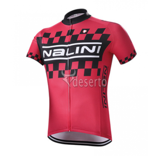 2015 Nalini Racing-Drapeau rood Fietsshirt Korte Mouwen 2032