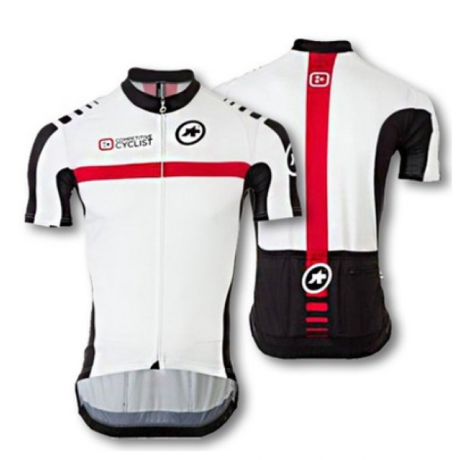 2015 ASSOS Proteam Fietsshirt Korte Mouwen wit 1491